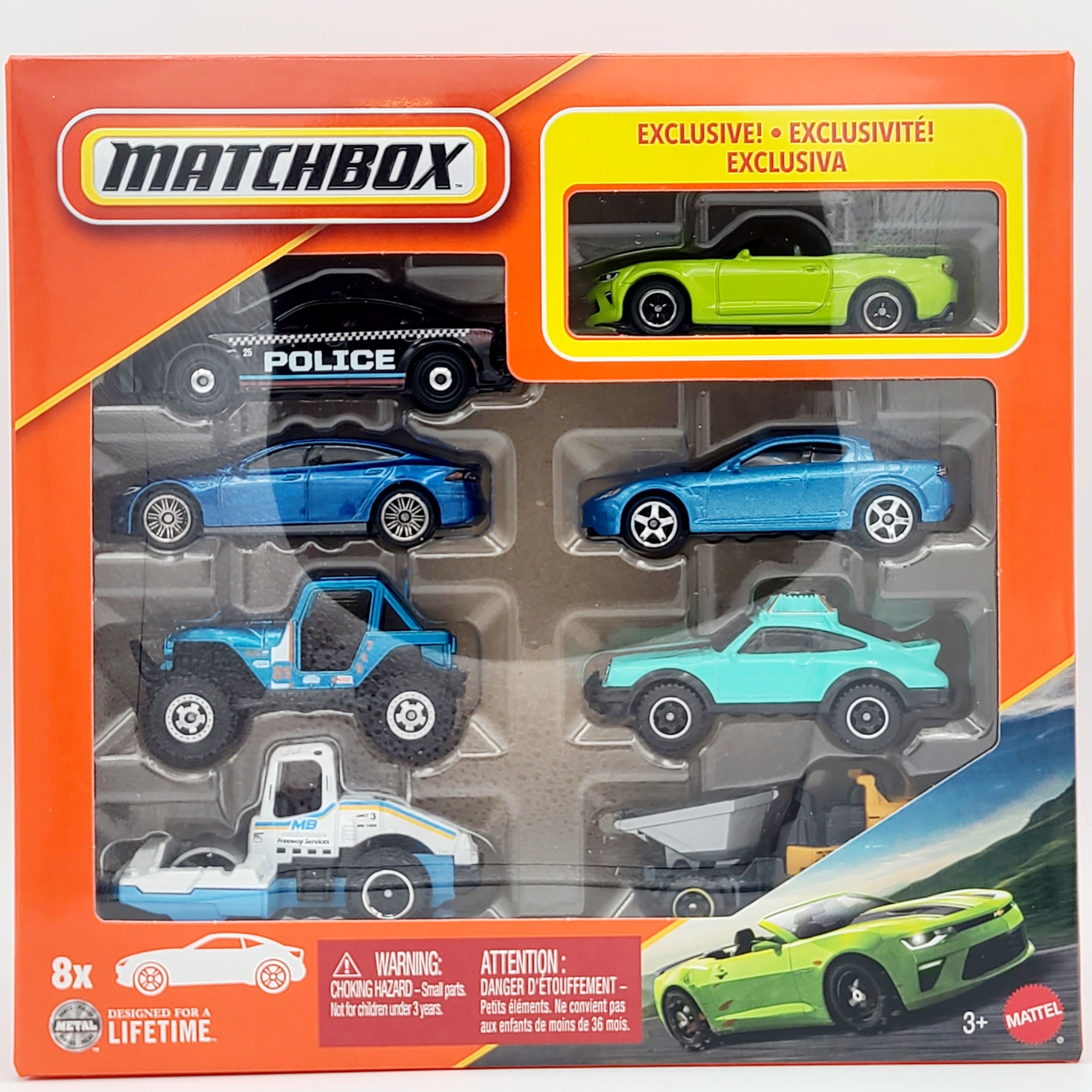 Matchbox 8 Pack - Exclusive '16 Chevy Camaro Convertible (2025 Mix 4)